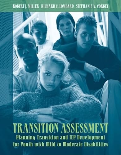 Stock image for Transition Assessment: Planning Transition and IEP Development for Youth with Mild to Moderate Disabilities for sale by Bulrushed Books
