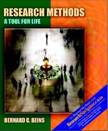 Beispielbild fr Research Methods: A Tool for Life zum Verkauf von ABOXABOOKS