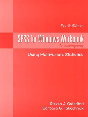 Stock image for SPSS For Windows Workbook: Using Multivariate Statistics for sale by Reuseabook