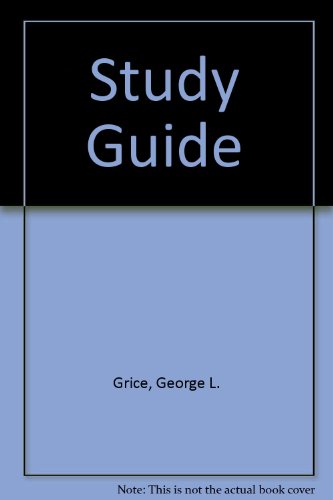 Stock image for Study Guide for sale by Majestic Books