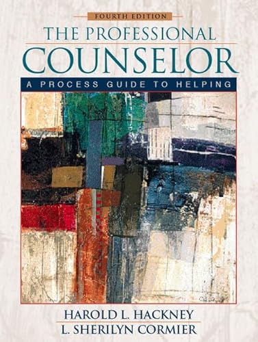 Imagen de archivo de The Professional Counselor: A Process Guide to Helping a la venta por ThriftBooks-Atlanta