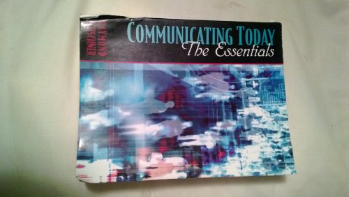 9780205332410: Communicating Today: The Essentials