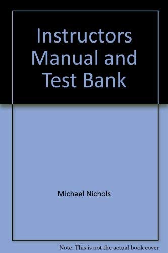 Beispielbild fr Instructors Manual and Test Bank zum Verkauf von HPB-Red