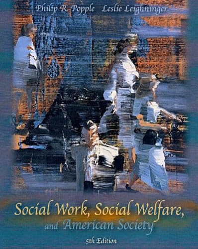 Beispielbild fr Social Work, Social Welfare and American Society zum Verkauf von Better World Books: West