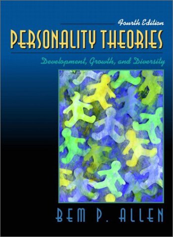 Stock image for Personality Theories: Development, Growth, and Diversity (4th Edition) for sale by SecondSale