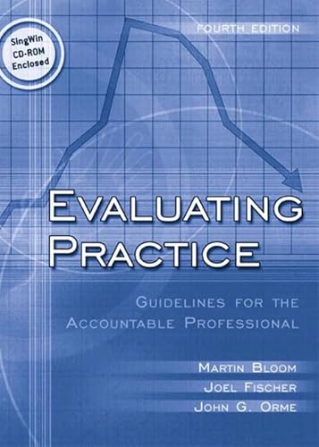 Beispielbild fr Evaluating Practice : Guidelines for the Accountable Professional zum Verkauf von Better World Books