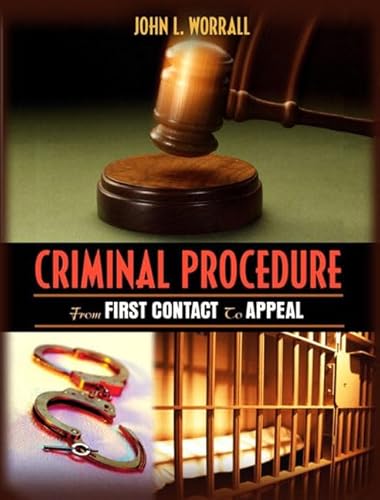 9780205342808: Criminal Procedure: From First Contact to Appeal