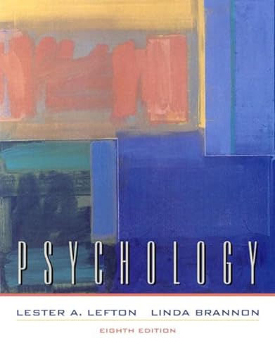 Psychology (9780205346431) by Lefton, Lester A.; Brannon, Linda