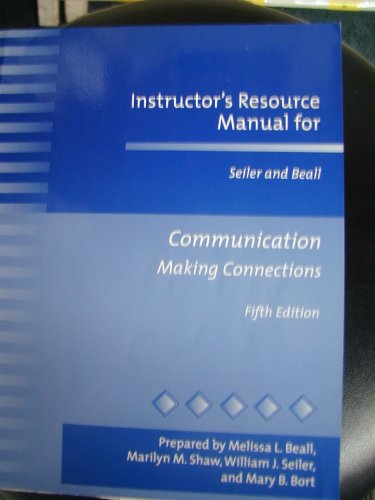 Stock image for Instructors Manual for sale by HPB-Red