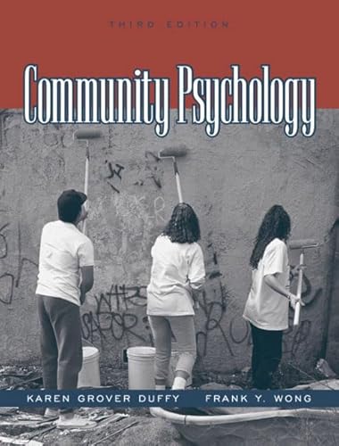 Stock image for Community Psychology for sale by Better World Books