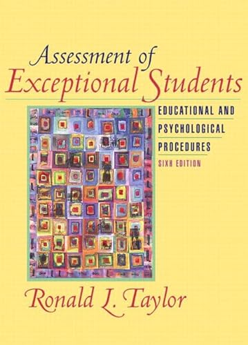 9780205351077: Assessment of Exceptional Students: Educational and Psychological Procedures (6th Edition)