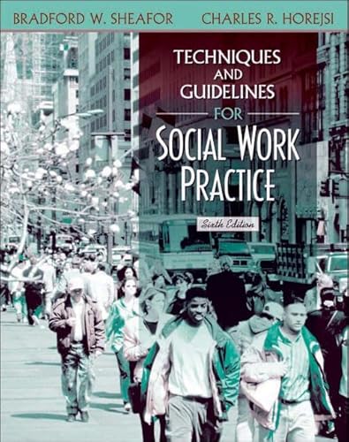 Beispielbild fr Techniques and Guidelines for Social Work Practice zum Verkauf von Better World Books