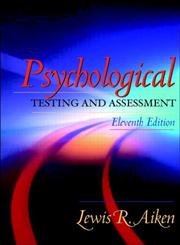 Stock image for Psychological Testing and Assessment (11th Edition) for sale by Wonder Book