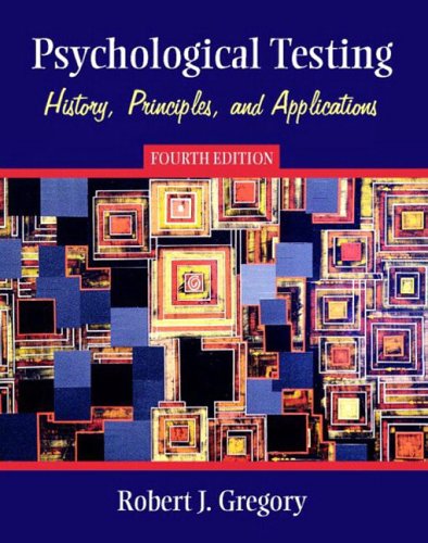 Imagen de archivo de Psychological Testing : History, Principles, and Applications a la venta por Better World Books