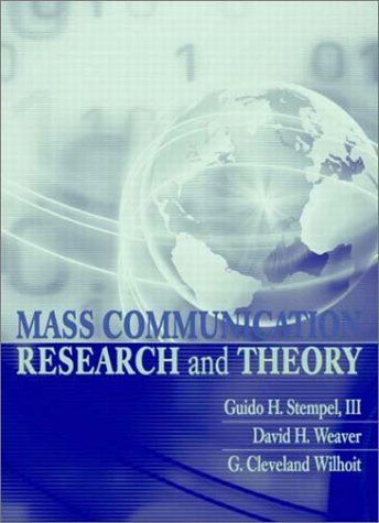 Beispielbild fr Mass Communication Research and Theory zum Verkauf von Campus Bookstore