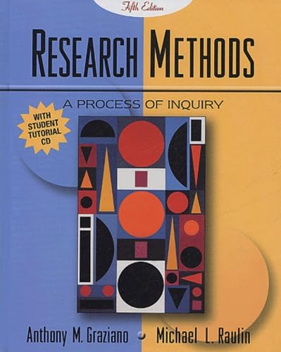 Beispielbild fr Research Methods : A Process of Inquiry zum Verkauf von Better World Books