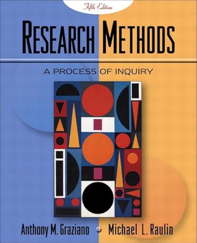 Stock image for Research Methods : A Process of Inquiry for sale by Better World Books