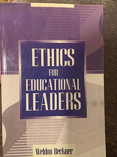 Imagen de archivo de Ethics for Educational Leaders a la venta por BooksRun