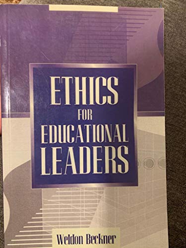 Stock image for Ethics for Educational Leaders for sale by SecondSale