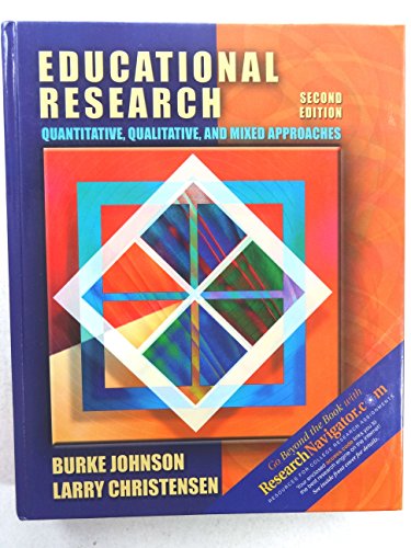 Imagen de archivo de Educational Research : Qualitative and Quantitative Approaches, with Research Edition a la venta por Better World Books: West