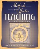 Imagen de archivo de Methods for Effective Teaching a la venta por Better World Books