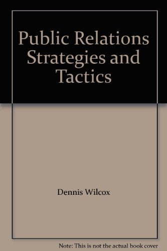 9780205368518: Public Relations Strategies and Tactics [Hardcover] by