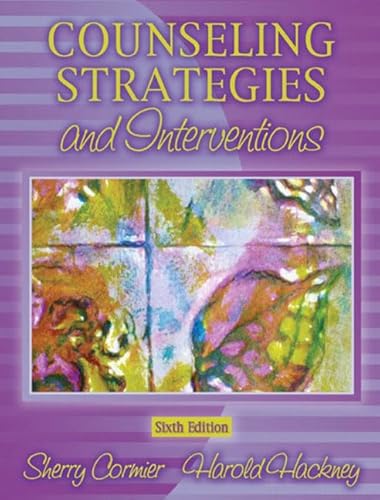 Imagen de archivo de Counseling Strategies and Interventions a la venta por Better World Books: West