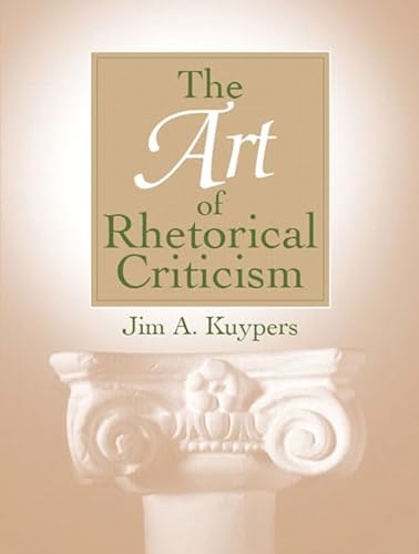 Stock image for The Art of Rhetorical Criticism for sale by SecondSale