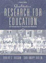 Beispielbild fr Qualitative Research for Education: An Introduction to Theories and Methods (4th Edition) zum Verkauf von Wonder Book