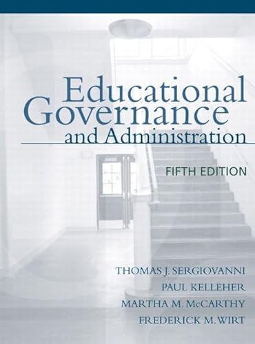 Stock image for Educational Governance and Administration for sale by Once Upon A Time Books