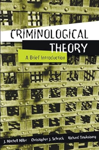 Imagen de archivo de Criminological Theory: A Brief Introduction a la venta por Newsboy Books