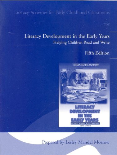 Beispielbild fr Literacy Development in the Early Years zum Verkauf von Better World Books