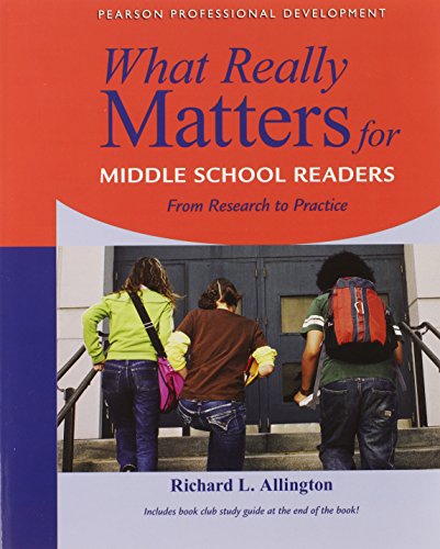 9780205393190: What Really Matters for Middle School Readers: From Research to Practice