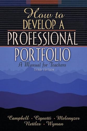 Stock image for How to Develop a Professional Portfolio: A Manual for Teachers, Third Edition for sale by Wonder Book