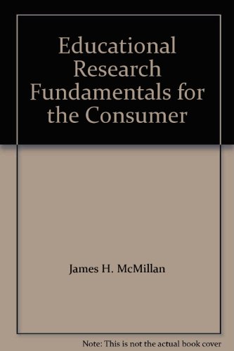 Stock image for Educational Research Fundamentals for the Consumer for sale by ThriftBooks-Dallas