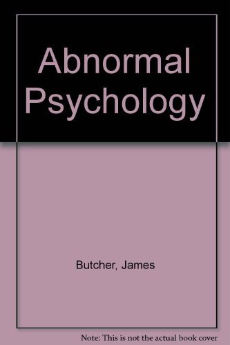 Imagen de archivo de Abnormal Psychology a la venta por ThriftBooks-Atlanta