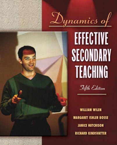 Imagen de archivo de Dynamics of Effective Secondary Teaching a la venta por Better World Books