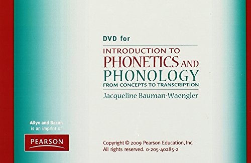 Beispielbild fr DVD for Introduction to Phonetics and Phonology: From Concepts to Transcription zum Verkauf von BooksRun