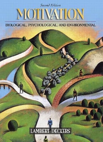 Beispielbild fr Motivation : Biological, Psychological, and Environmental zum Verkauf von Better World Books