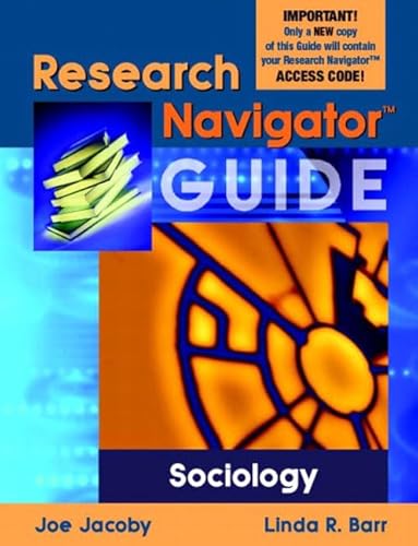 Beispielbild fr Research Navigator Guide- Sociology zum Verkauf von a2zbooks