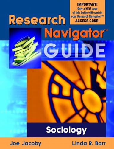 Research Navigator guide: Sociology (9780205408276) by Jacoby, Joe