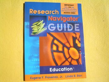 Imagen de archivo de Research Navigator Guide for Education (Valuepack item only) a la venta por Goodwill Books