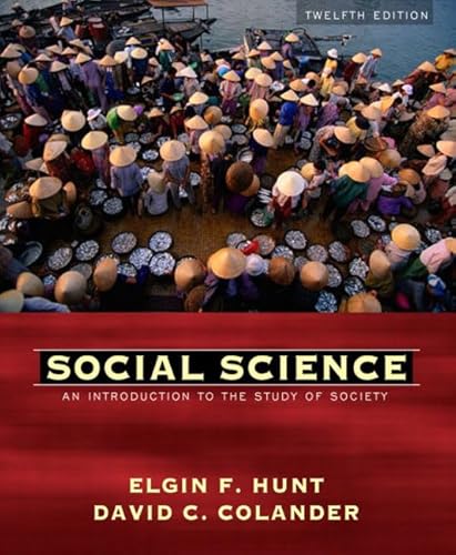 Imagen de archivo de Social Science : An Introduction to the Study of Society a la venta por BookHolders