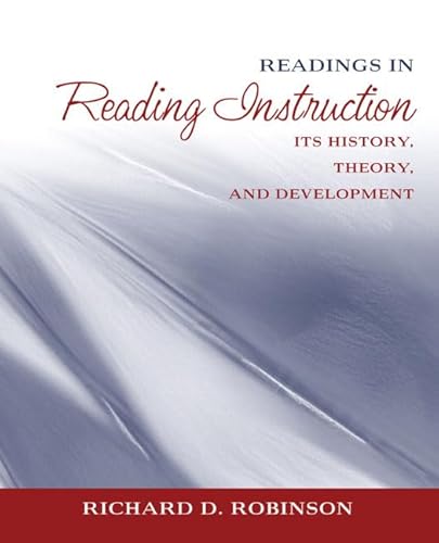 Beispielbild fr Readings in Reading Instruction : Its History, Theory, and Development zum Verkauf von Better World Books: West