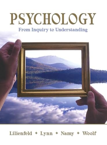 Imagen de archivo de Psychology : From Inquiry to Understanding a la venta por Better World Books: West