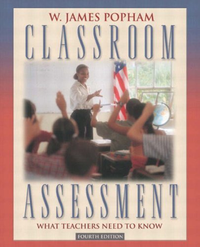 Beispielbild fr Classroom Assessment: What Teachers Need to Know (4th Edition) zum Verkauf von Once Upon A Time Books