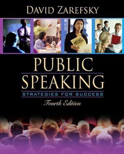 Imagen de archivo de Public Speaking : Strategies for Success a la venta por Better World Books