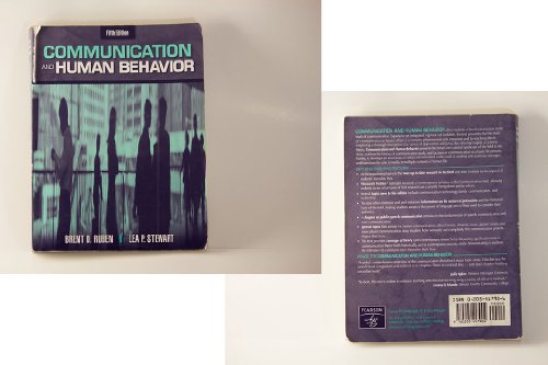 Stock image for Communication and Human Behavior for sale by Better World Books