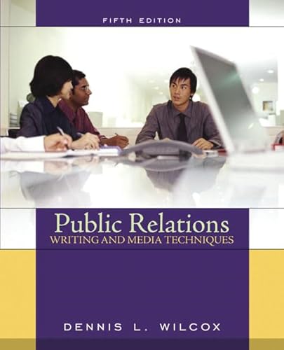 Beispielbild fr Public Relations Writing and Media Techniques zum Verkauf von Better World Books