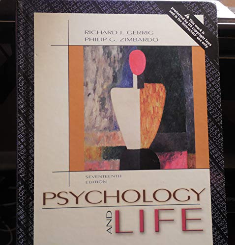 Imagen de archivo de Psychology and Life - Text Examination Copy a la venta por Green Street Books